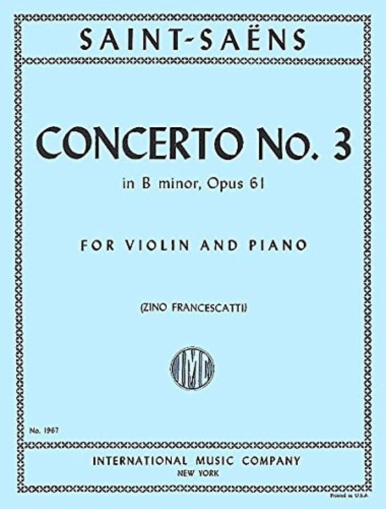 Concerto N. 3 Op. 61 (Francescatti)